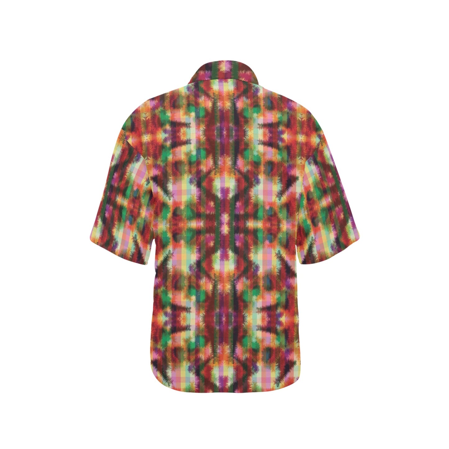 Tie Dye Print Design LKS301 Women's Hawaiian Shirt