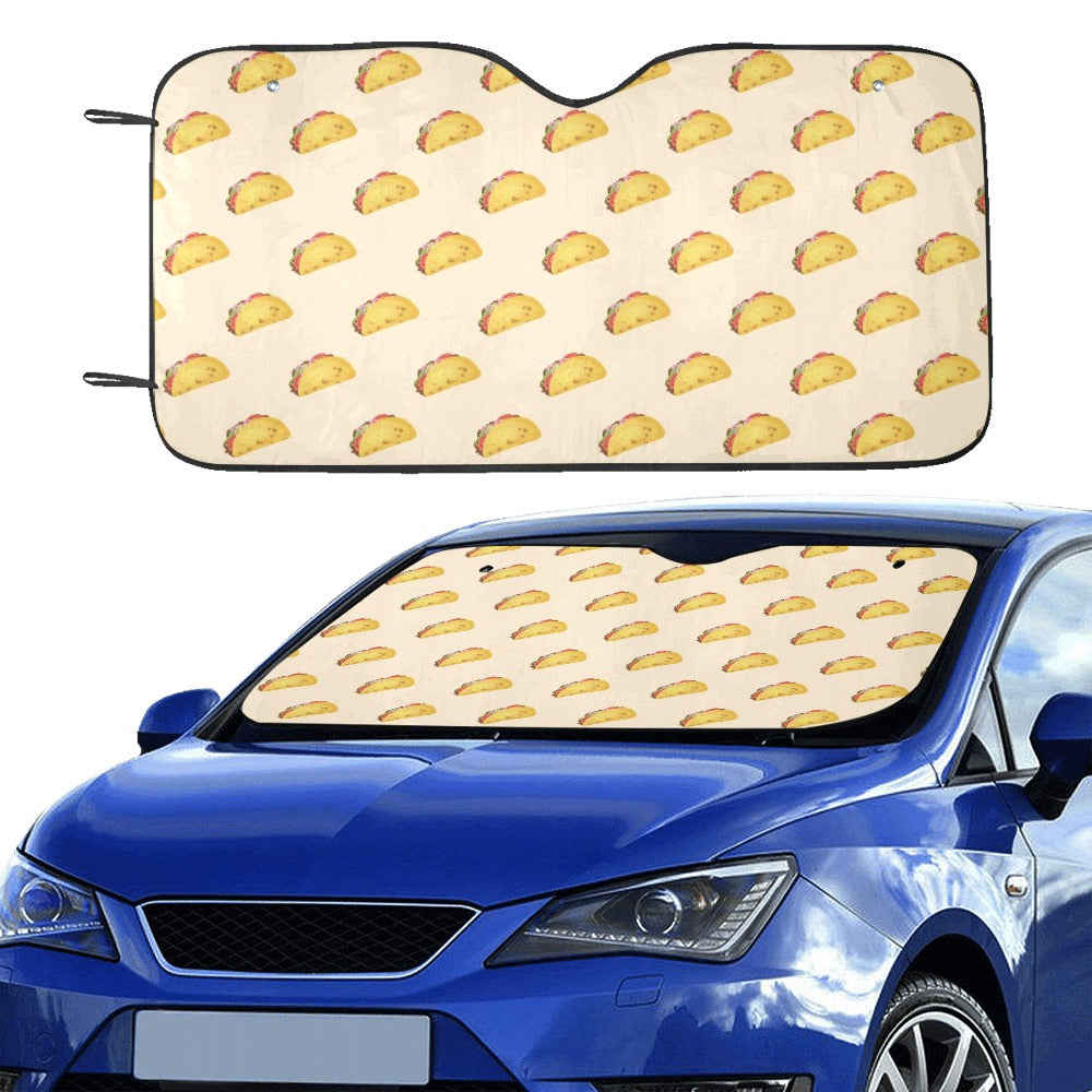 Taco Print Design LKS302 Car front Windshield Sun Shade