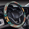 Mandala Pattern Print Design 01 Steering Wheel Cover with Elastic Edge