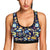 Beach Themed Pattern Print Design 04 Sports Bra