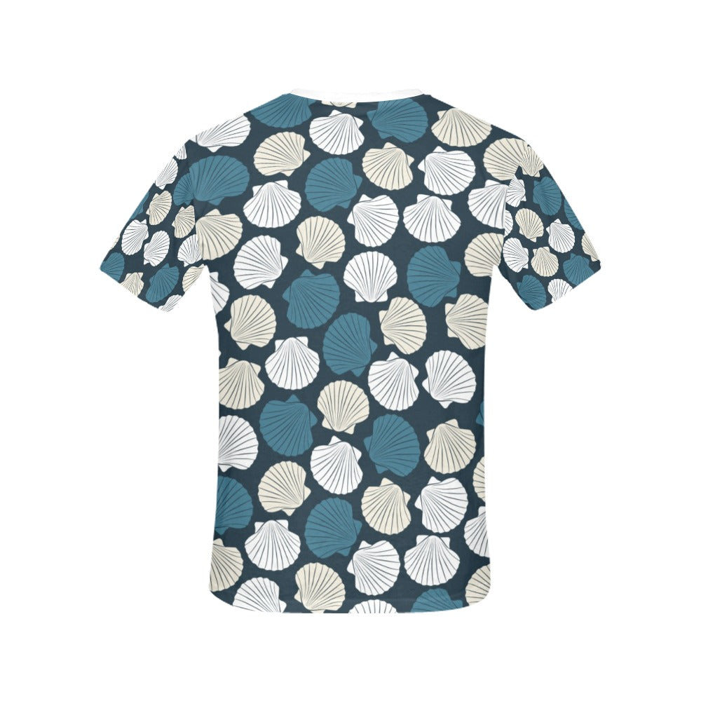 Seashell Print Design LKS3013 Women's  T-shirt