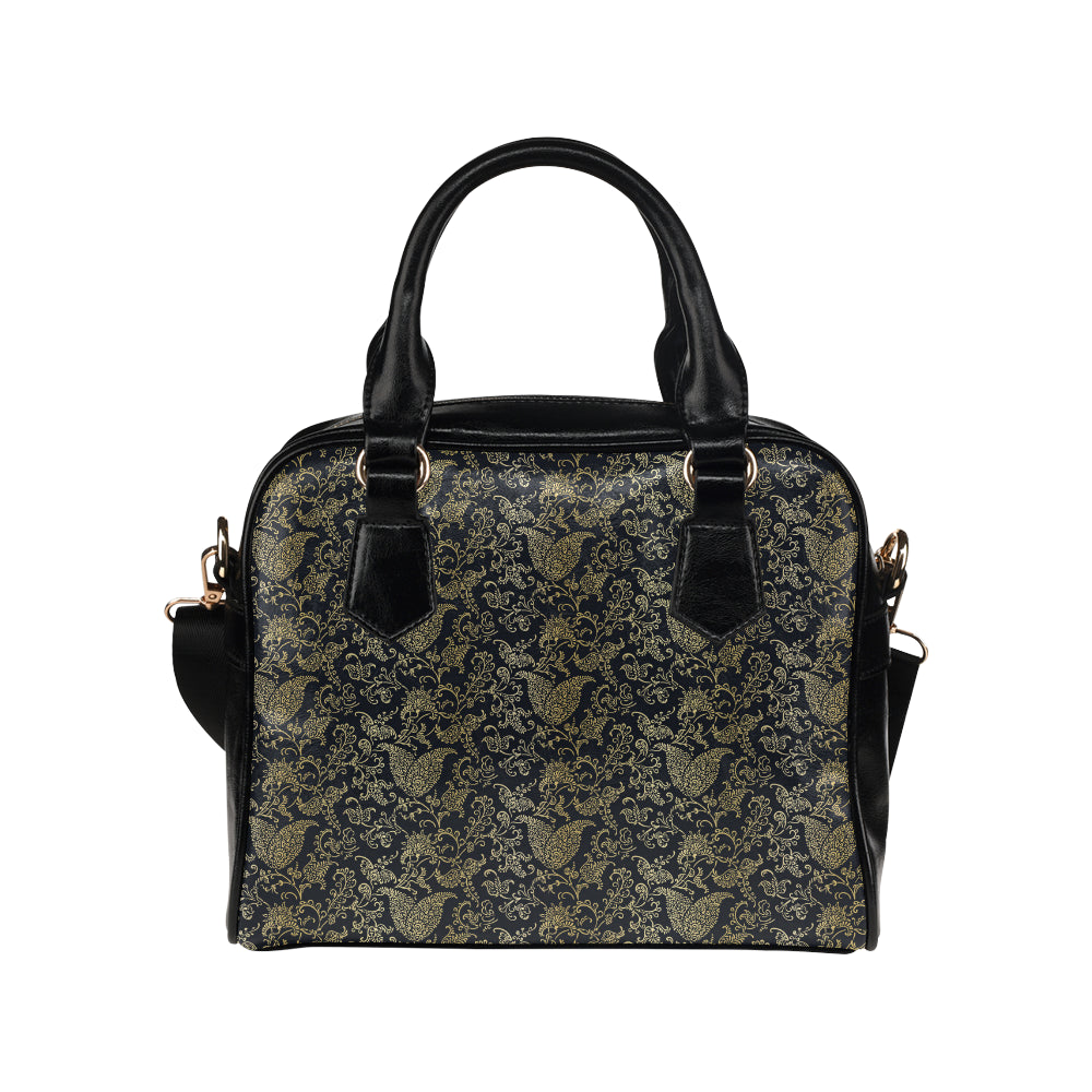 Brocade Pattern Print Design 04 Shoulder Handbag