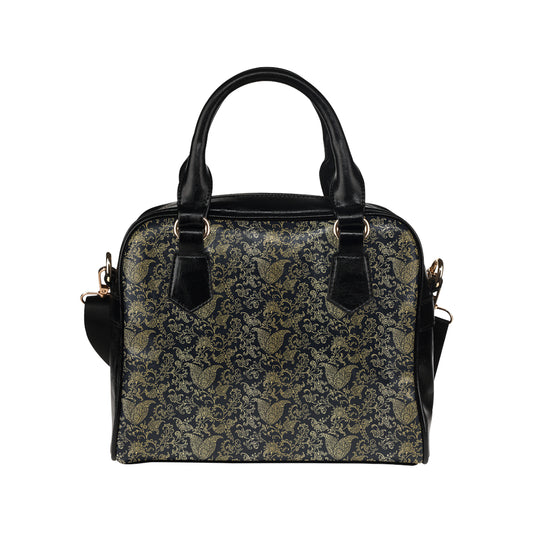 Brocade Pattern Print Design 04 Shoulder Handbag