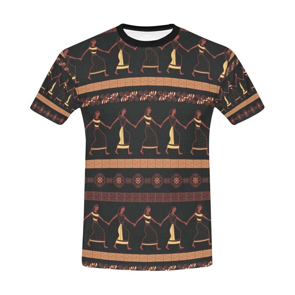 Ancient Greek Human Print Design LKS306 Men's All Over Print T-shirt