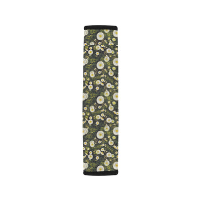 Daisy Pattern Print Design 03 Car Seat Belt Cover