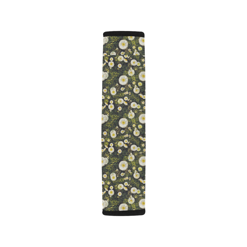 Daisy Pattern Print Design 03 Car Seat Belt Cover