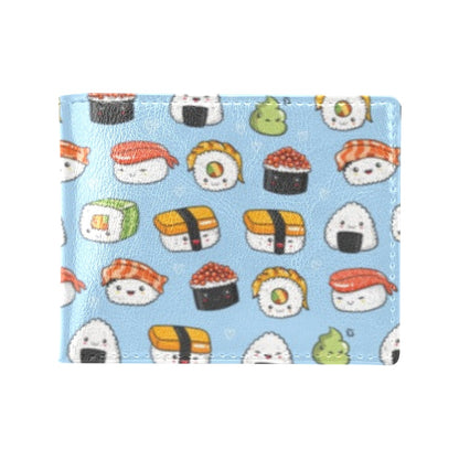 Sushi Print Design LKS303 Men's ID Card Wallet