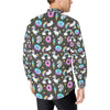 Donut Unicorn Pattern Print Design DN09 Men's Long Sleeve Shirt