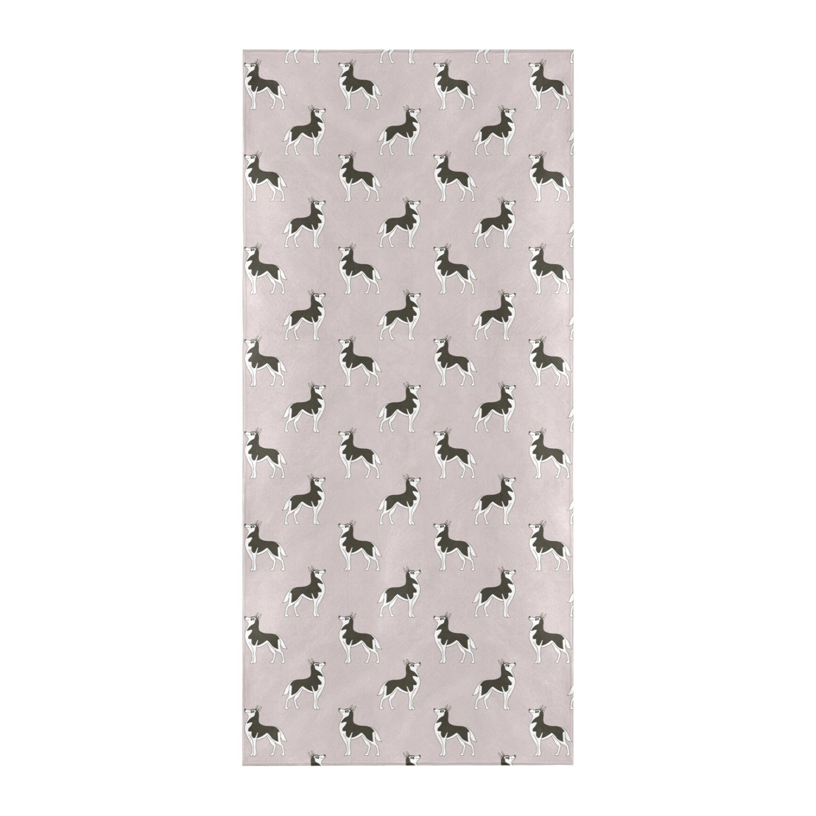 Siberian Huskies Print Design LKS301 Beach Towel 32" x 71"