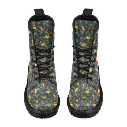 Parrot Themed Print Women's Boots