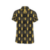 Buddha Pattern Print Design 04 Men's Short Sleeve Button Up Shirt