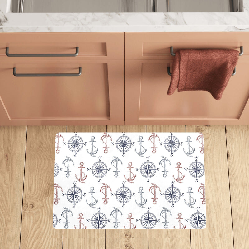 Anchor Pattern Print Design 06 Kitchen Mat