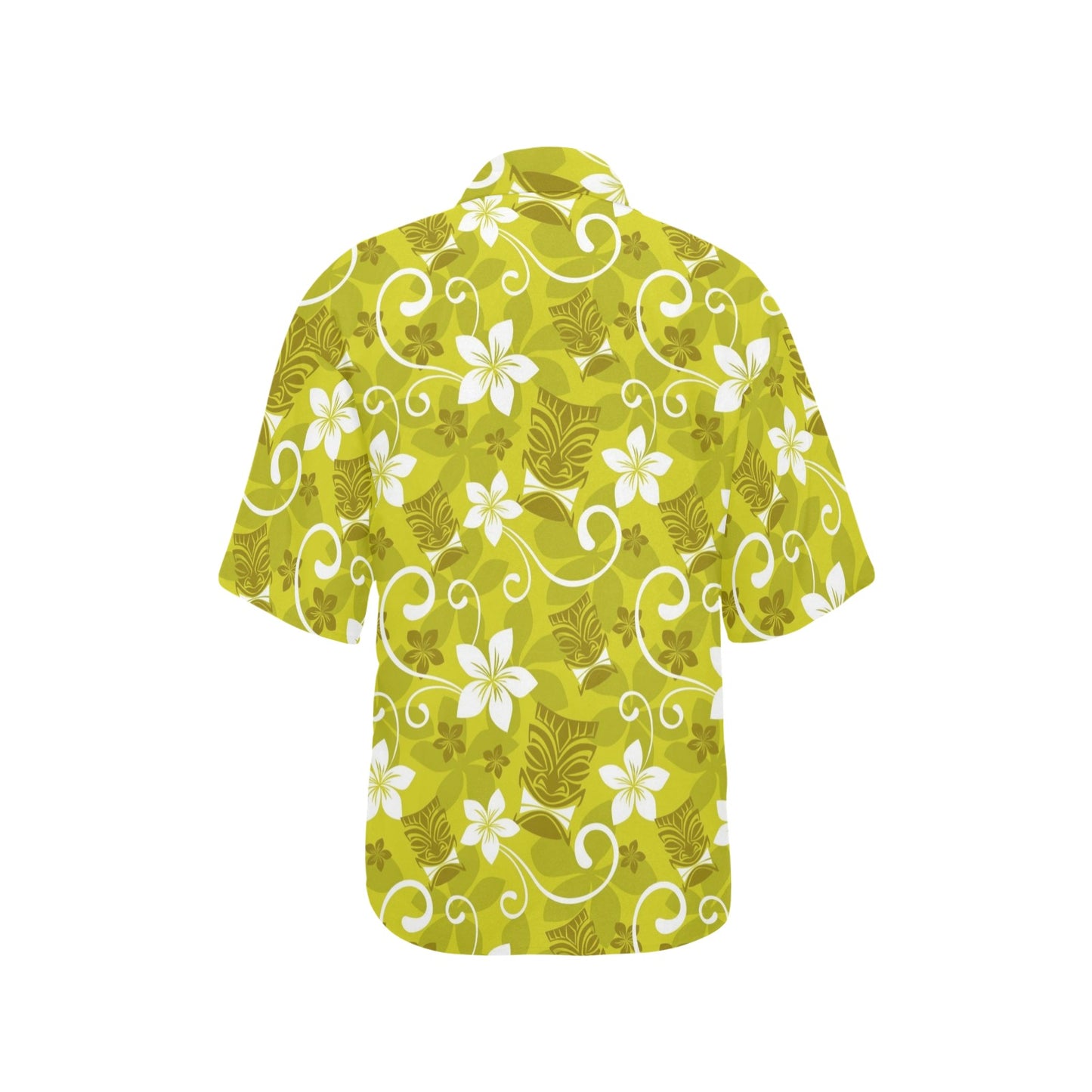 Hawaiian Themed Pattern Print Design H019 Women's Hawaiian Shirt