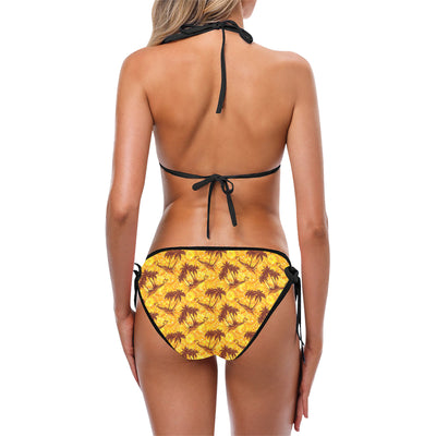 Palm Tree Pattern Print Design PT012 Bikini