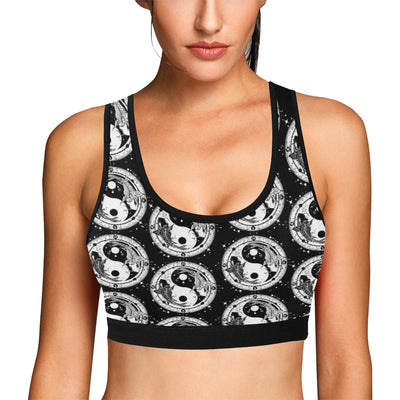 Yin Yang Koi Fish Sports Bra