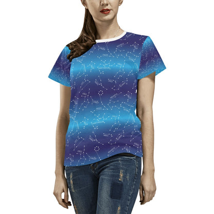 Virgo Print Design LKS302 Women's  T-shirt