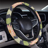 Cactus Pattern Print Design 01 Steering Wheel Cover with Elastic Edge