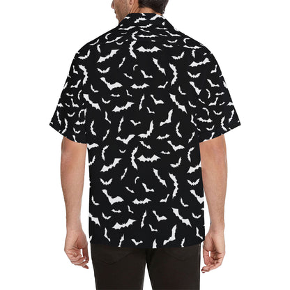 Bat Pattern Print Design 05 Men's Hawaiian Shirt