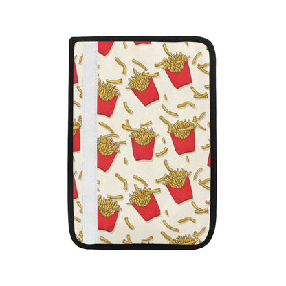 French Fried Pattern Print Design 01 Car Seat Belt Cover