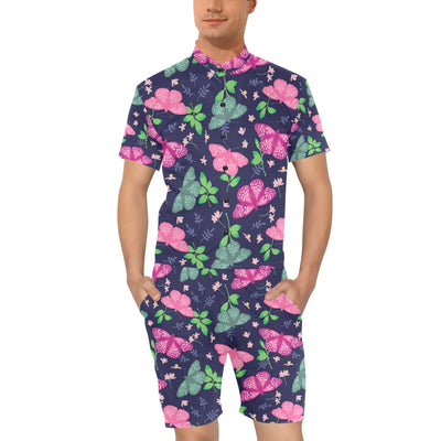 Monarch Butterfly Pattern Print Design 03 Men's Romper