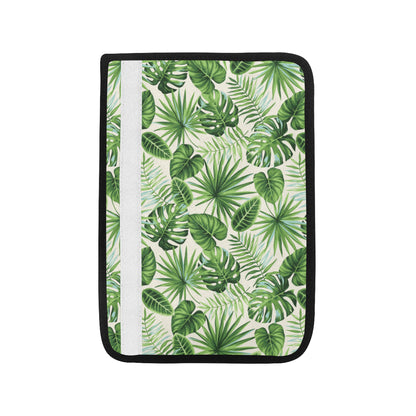 Palm Leaf Pattern Print Design A01 Car Seat Belt Cover