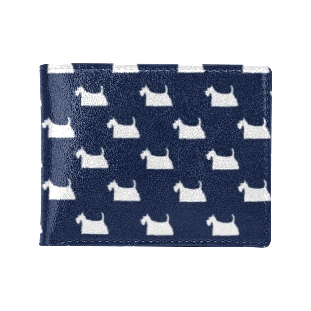 Scottish Terriers Print Design LKS303 Men's ID Card Wallet