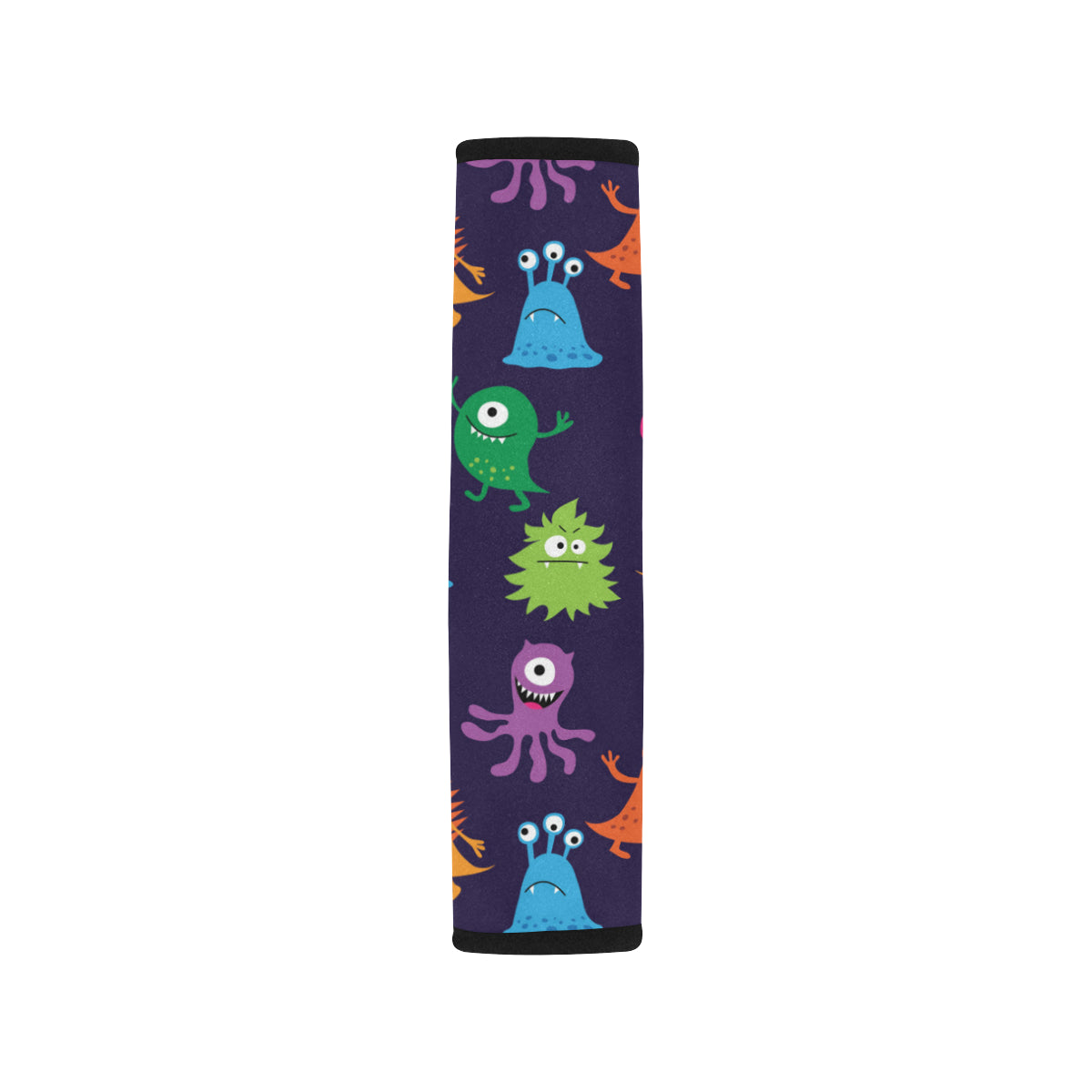 Monster Cartoon Pattern Print Design 02 Car Seat Belt Cover