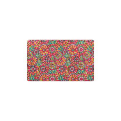 Boho Pattern Print Design 01 Kitchen Mat