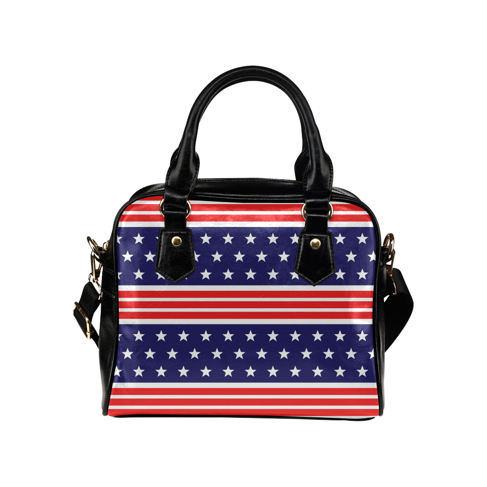 Patriotic Pattern Print Design A04 Shoulder Handbag