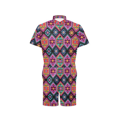 Mexican Pattern Print Design 02 Men's Romper