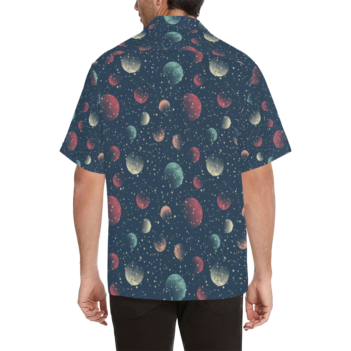 Cosmic Pattern Print Design 04 Men's Hawaiian Shirt