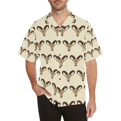 Goat Pattern Print Design 01 Men's Hawaiian Shirt
