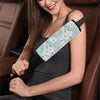 Apple blossom Pattern Print Design AB06 Car Seat Belt Cover