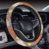 Chicken Evolution Pattern Steering Wheel Cover with Elastic Edge