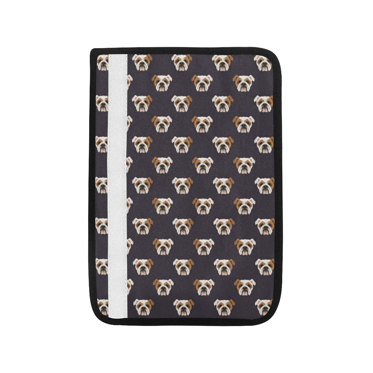 Bulldogs Pattern Print Design 03 Car Seat Belt Cover