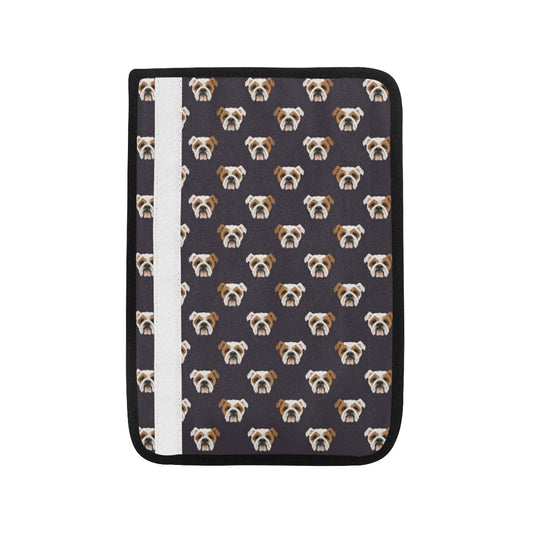Bulldogs Pattern Print Design 03 Car Seat Belt Cover