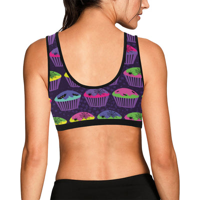 CupCake Halloween Sports Bra