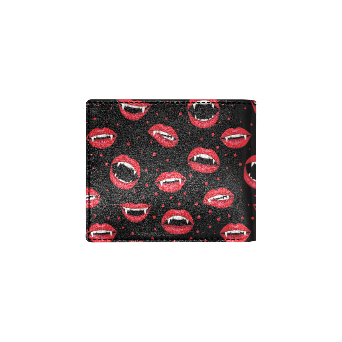 Halloween Pattern Print Design 01 Men's ID Card Wallet
