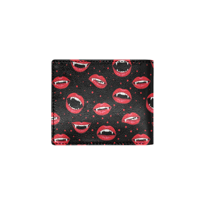 Halloween Pattern Print Design 01 Men's ID Card Wallet