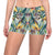 Tropical Flower Pattern Print Design TF022 Yoga Shorts