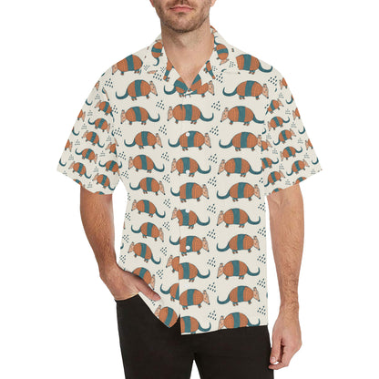 Armadillo Pattern Print Design 01 Men's Hawaiian Shirt