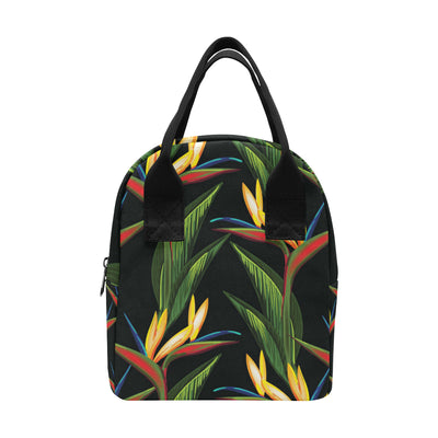 Bird Of Paradise Pattern Print Design BOP012 Insulated Lunch Bag