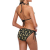 Gold Pineapple Hibiscus Bikini