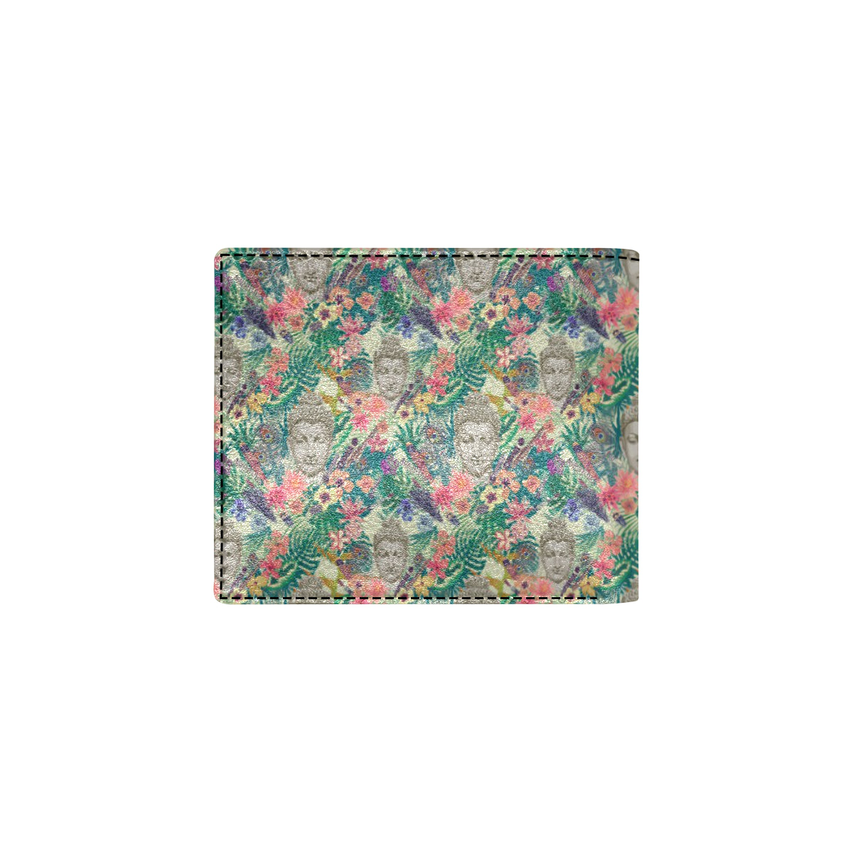 Buddha Pattern Print Design 08 Men's ID Card Wallet