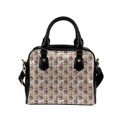 Buddha Pattern Print Design 07 Shoulder Handbag