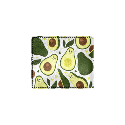 Avocado Pattern Print Design AC06 Men's ID Card Wallet