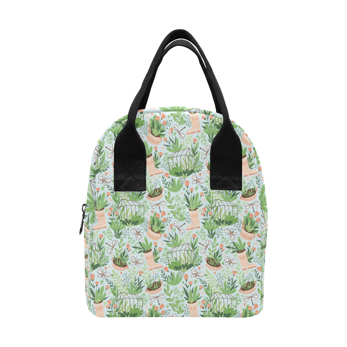 Gardening Pattern Print Design G04 Insulated Lunch Bag