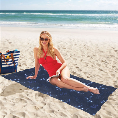 Virgo Print Design LKS303 Beach Towel 32" x 71"