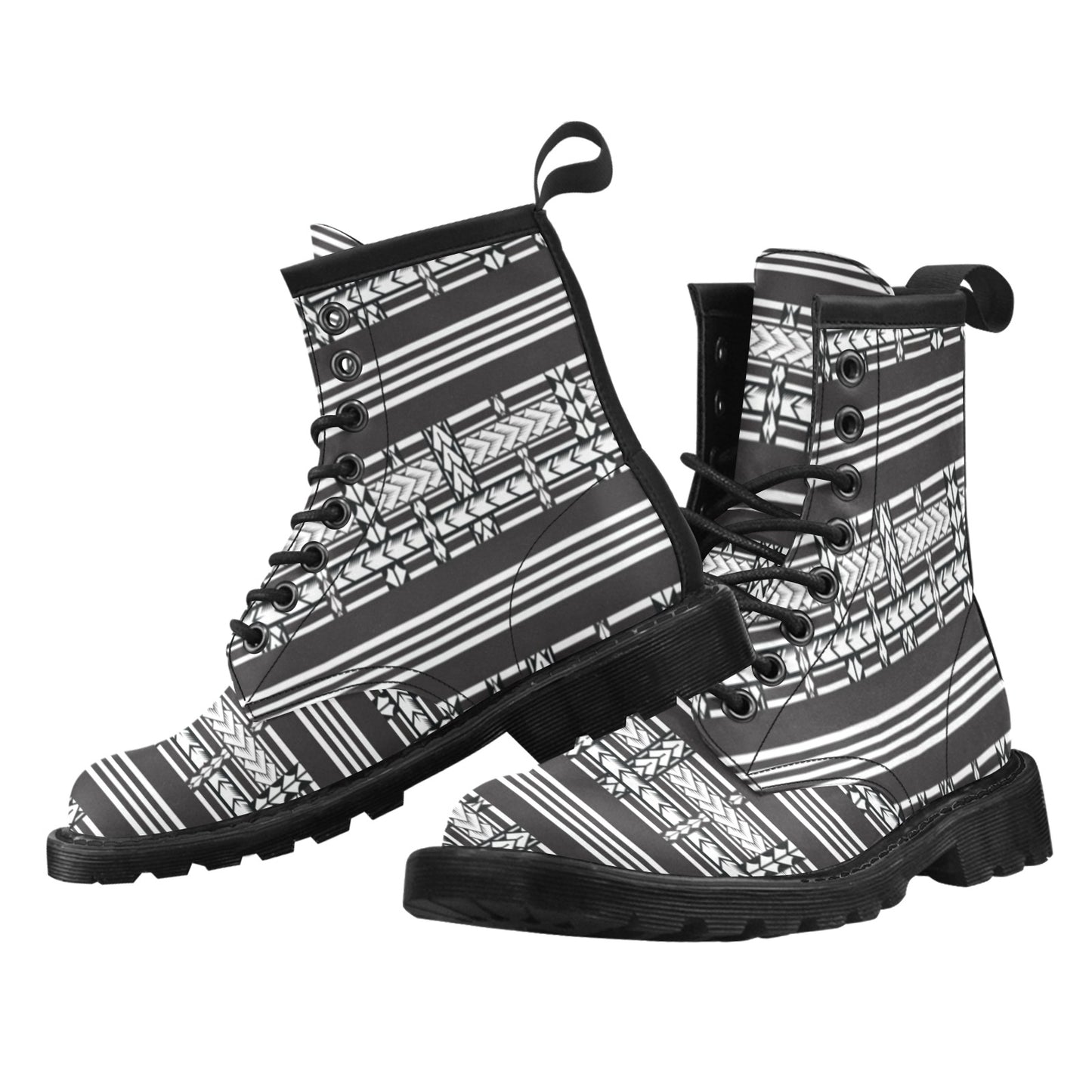 Samoan Tattoo Print Design LKS304 Women's Boots