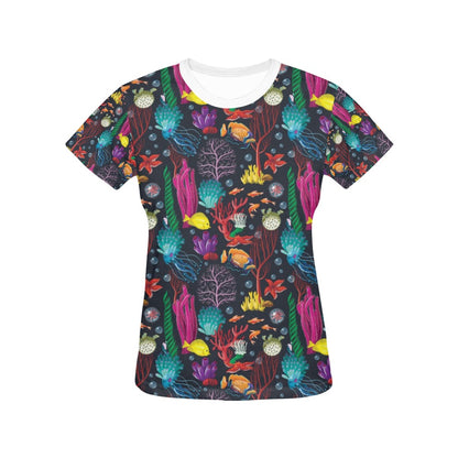 Underwater Cute Print Design LKS303 Women's  T-shirt